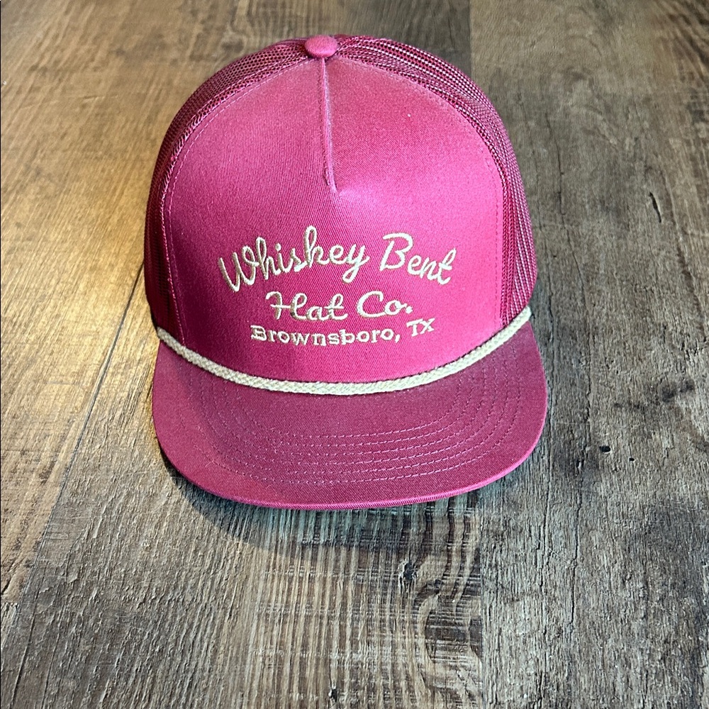 Whiskey bent hat Co. cap.